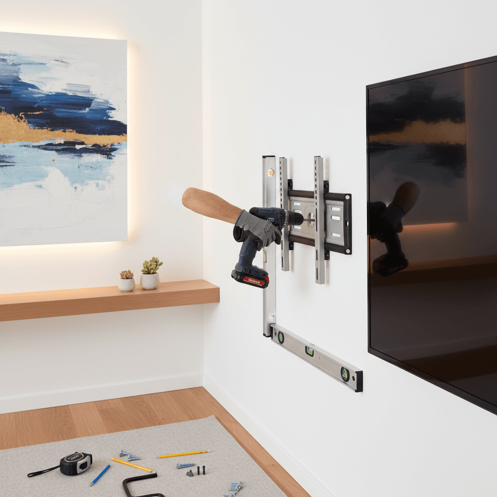 TV wall mounted