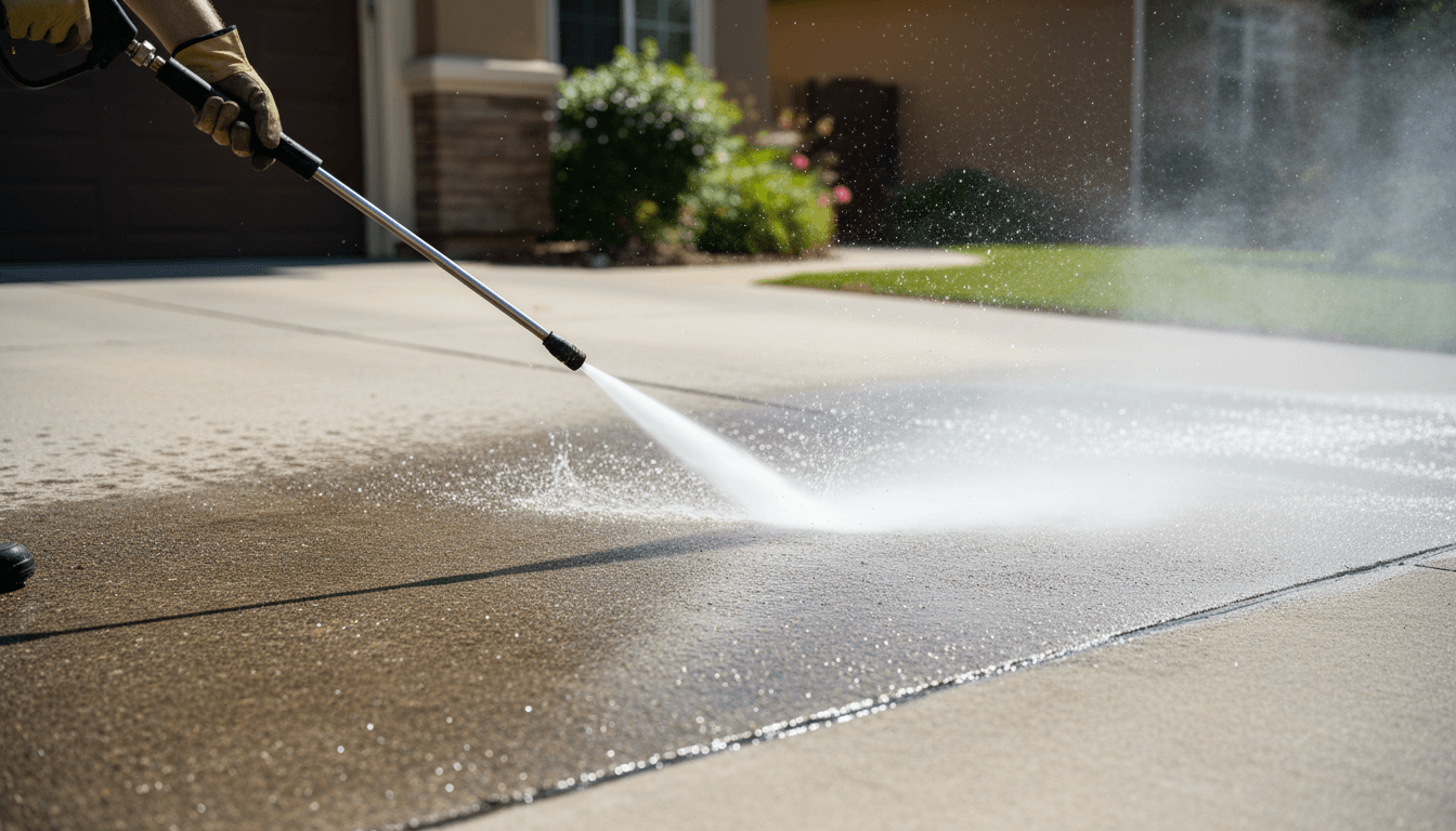 Water blasting house